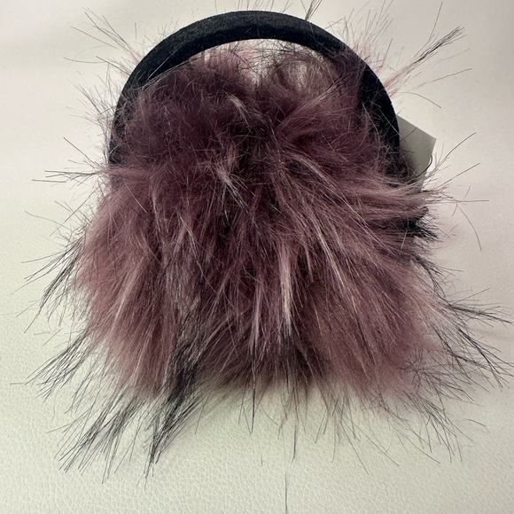 4/$25** Surell Women's Dusty Mauve Faux Fur with Velvet Band Earmuffs (O/S) - Picture 2 of 3